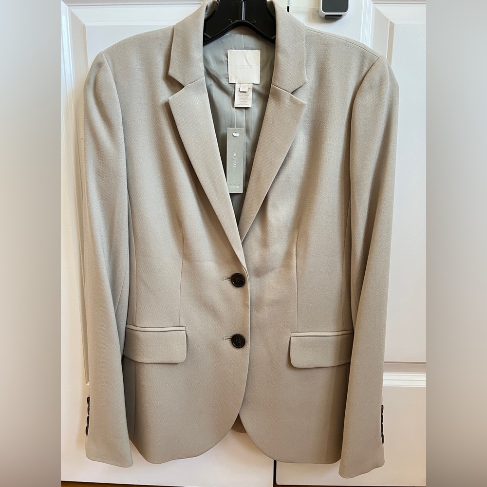 J.Crew Classic Wool Crepe Blazer Sz 0